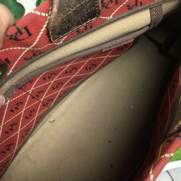 Vintage Dooney & Bourke Red Satchel Bag - Picture 15 of 16